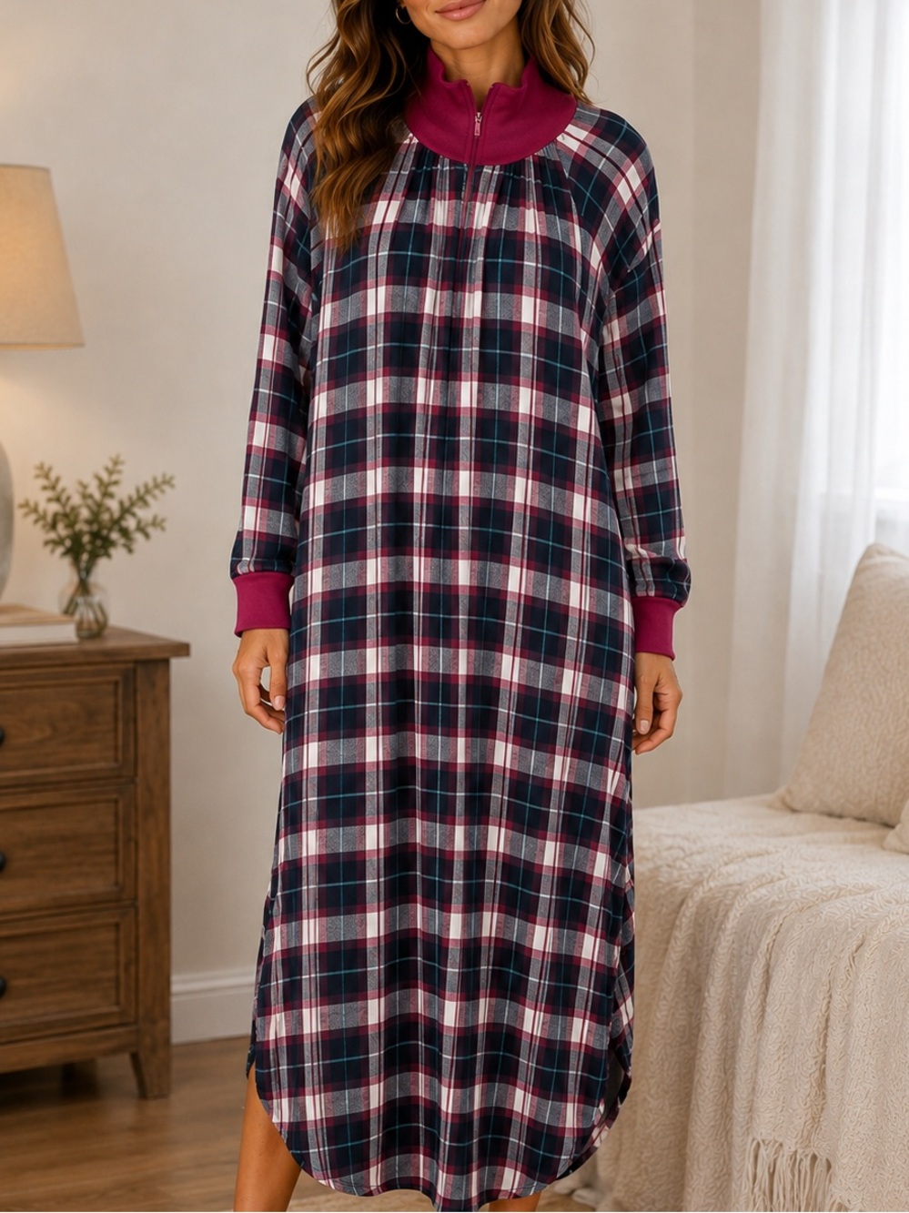 Vintage‎ Metropolitan Flannel Night Shirt